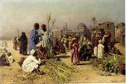 Arab or Arabic people and life. Orientalism oil paintings  383